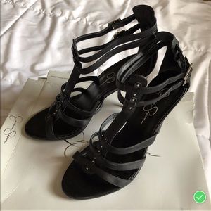 Jessica Simpson black heels